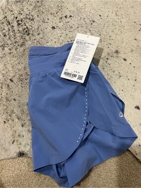 lululemon fast and free athletica Women's Athletic Shorts in Periwinkle Blue